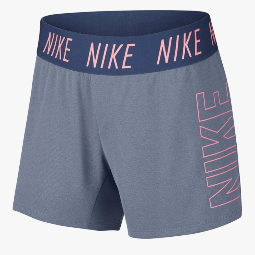 ☘️EUC Nike Dri-Fit Gray and Pink Athletic Shorts with Compression Fit